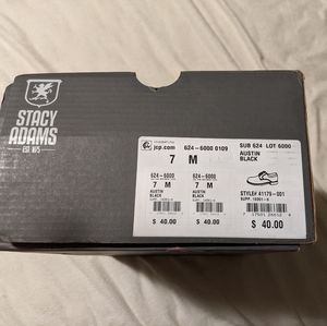 Men's black dress shoes